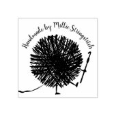 ラブゴム印で手作りの糸かぎ針 ラバースタンプ (インプリント)