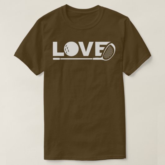 ラブゴルフボール Tシャツ (デザイン正面)