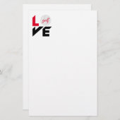 ラブゴルフ 便箋 (正面/裏面)