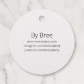 ラブゴールドフォイルメッセージカード フェイバータグ (裏面)