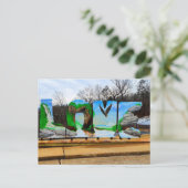 ラブサインアットナチュラルブリッジ州パーク ポストカード (スタンド正面)