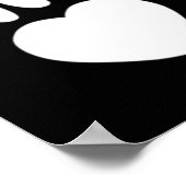 ラブサインアメリカンサイン言語聴覚障害者認識度彼 ポスター (角)