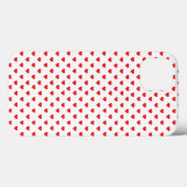 ラブサインパターン電話ケース Case-Mate iPhoneケース (裏面 (横))