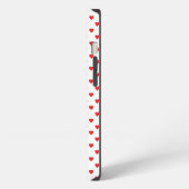 ラブサインパターン電話ケース iPhoneケース (左側面)