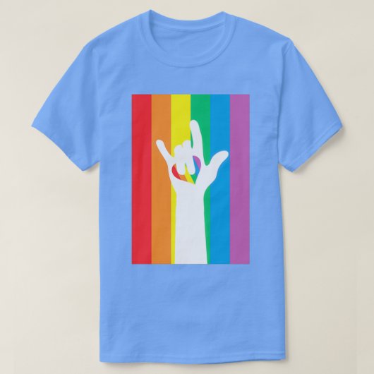 ラブサイン13 Tシャツ (デザイン正面)