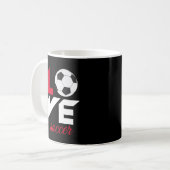 ラブサッカー コーヒーマグカップ (正面左)