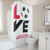 ラブサッカー シャワーカーテン (インサイチュ)
