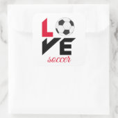 ラブサッカー スクエアシール (バッグ)