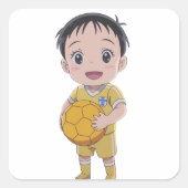 ラブサッカー スクエアシール (正面)