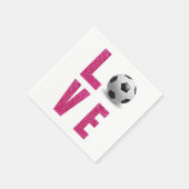 ラブサッカー スタンダードカクテルナプキン (角)