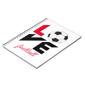 ラブサッカー ノートブック (左側)