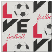 ラブサッカー ファブリック (クローズアップ)