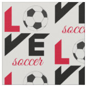 ラブサッカー ファブリック (クローズアップ)