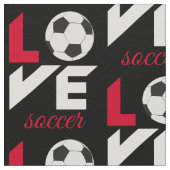 ラブサッカー ファブリック (クローズアップ)
