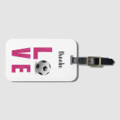 ラブサッカー ラゲッジタグ (正面横)