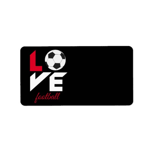 ラブサッカー ラベル (正面)