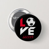 ラブサッカー 缶バッジ (正面&裏面)