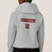 ラブサッカー – 赤 – 白文字 (裏面)