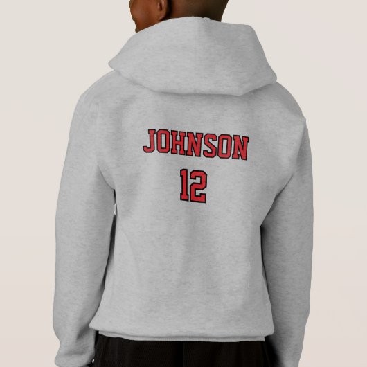 ラブサッカー – 赤 – 白文字 (裏面)