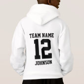 ラブサッカー – 赤 – 黒文字 (裏面)