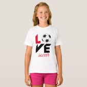 ラブサッカー Tシャツ (正面フル)