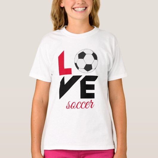 ラブサッカー Tシャツ (正面)