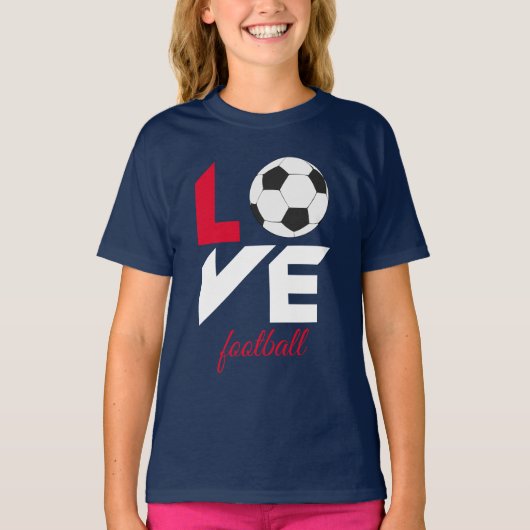 ラブサッカー Tシャツ (正面)