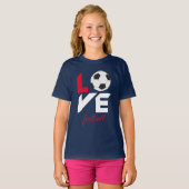 ラブサッカー Tシャツ (正面フル)