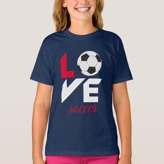 ラブサッカー Tシャツ (正面)