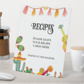 ラブサボタコスレシピカードテーブルサイン 台座サイン (インサイチュ)