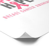 ラブサポートホープ乳がんポスター&プリント ポスター (角)