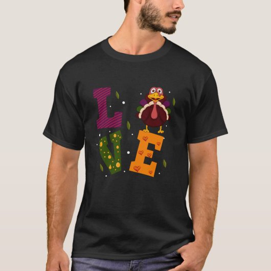 ラブサンクスギビングTシャツ Tシャツ (正面)