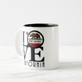 ラブサンタバーバラ11oz ツートーンマグカップ (正面左)