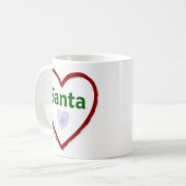 ラブサンタ コーヒーマグカップ (正面左)