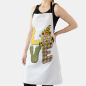 ラブサンフラワー格言 エプロン (インサイチュ)