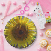 ラブサンフラワー紙プレート ペーパープレート (パーティー)