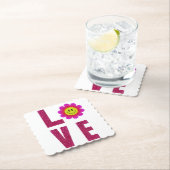 ラブサンフラワー ペーパーコースター (インサイチュ)