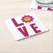ラブサンフラワー ペーパーコースター (アングル)