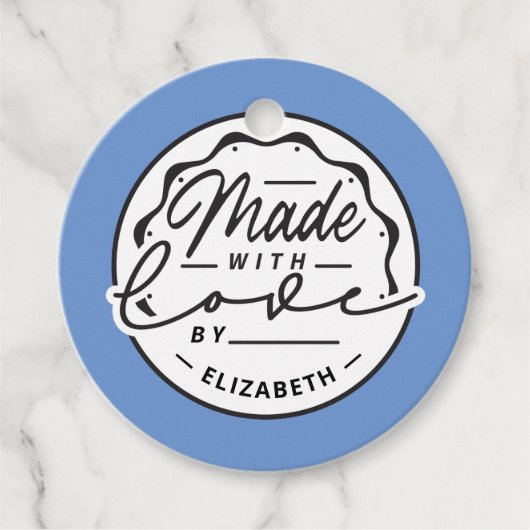 ラブサークモダンレーベルラベル製 フェイバータグ (正面)