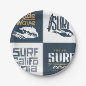 ラブサーフィン紙プレート ペーパープレート (正面)