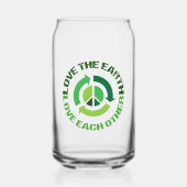 ラブザアース環境活動家 ガラス缶 (正面)