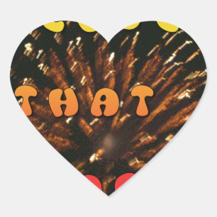 ラブザスパークス抽象芸術アートデザインプリント ハートシール