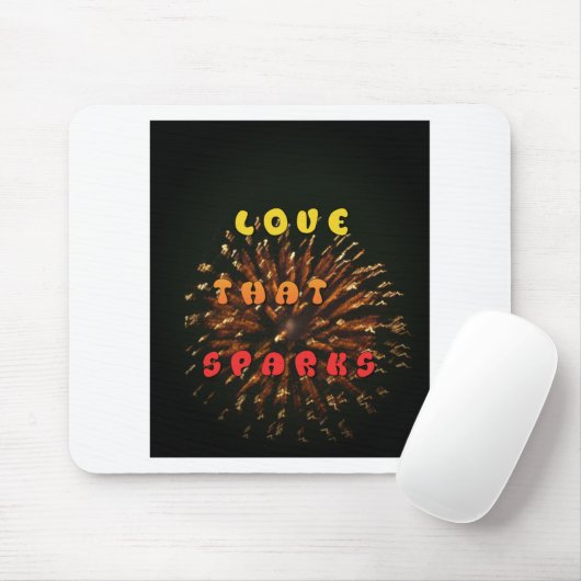 ラブザスパークス抽象芸術アートデザインプリント マウスパッド (マウス)