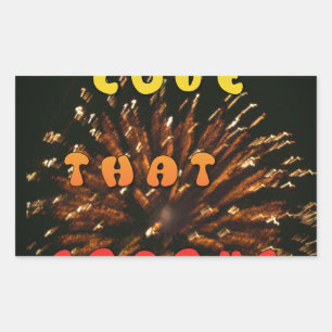 ラブザスパークス抽象芸術アートデザインプリント 長方形シール