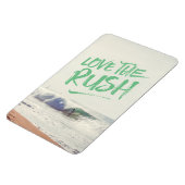 ラブザラッシュドライブラシタイポグラフィ写真テンプレート マグネット (左側)