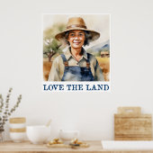 ラブザランドプリント ポスター (キッチン)