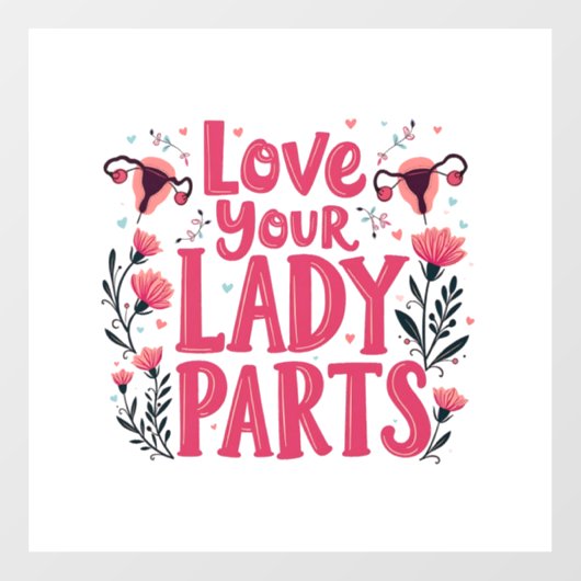 ラブザレディパーツウォンブ体ポジティビティ ウィンドウサイン (シート)