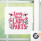 ラブザレディパーツウォンブ体ポジティビティ ウィンドウサイン (ホーム)