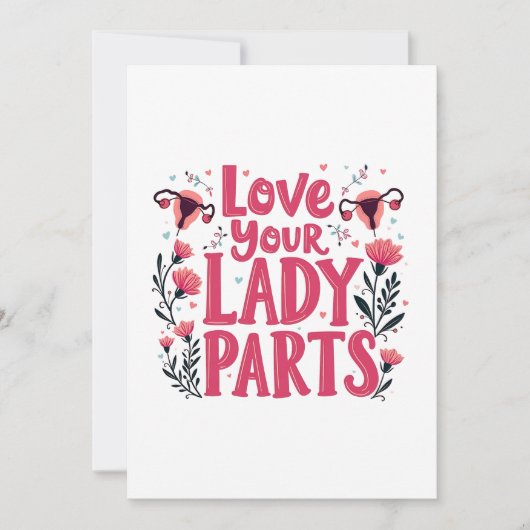 ラブザレディパーツウォンブ体ポジティビティ サンキューカード (正面)