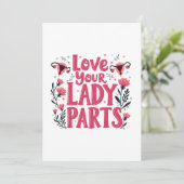 ラブザレディパーツウォンブ体ポジティビティ サンキューカード (スタンド正面)